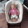 Stokke high chair + cushion + newborn seat with hook for toy Image 5