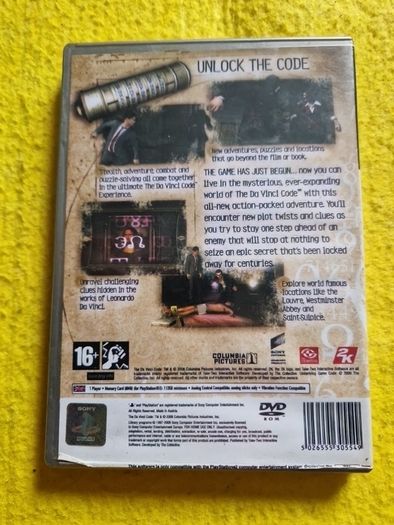 The Da Vinci Code  PlayStation2 Ps2 games Original