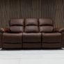 Roman 3+2 Leather Manual Recliner Sofa Image 6