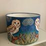 Dawn Maciocia Designer Lampshades Fox and Barn Owl Pair Image 6