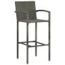 3 Piece Garden Bar Set Grey Image 8