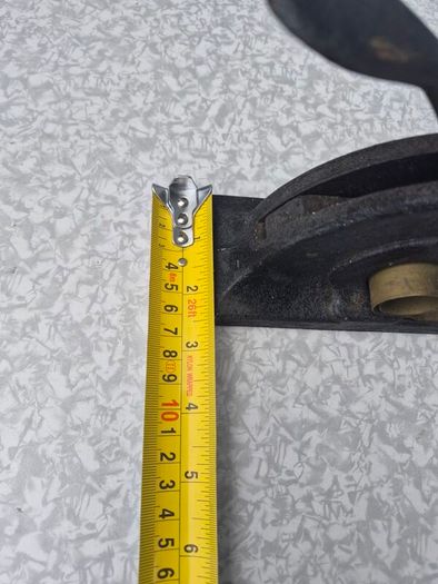 antique cast aluminium desktop embossing press