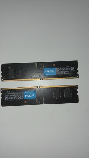 Crucial DDR5 RAM 16GB Kit (2x8GB) 5600Mhz Desktop Memory
