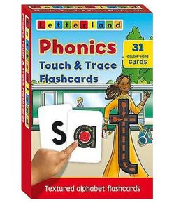 Letterland Phonics Touch & Trace Flash Cards