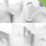 Squatting Step Toilet Stool | 8 Inch Non-Slip Bathroom Squat Aid | Proper Toilet Posture Footstool Image 4