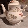Teapot/China Ruby Wedding Teapot .. Heavly Reduced Image 10