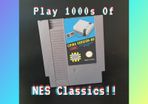 PLAY 1000s of Nintendo Entertainment System, games from ALL REGIONS! NES EVERDRIVE N8 #3AK4
