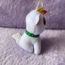 Ty Beanie Boo Mini Keychain Nicky White Unicorn Image 4