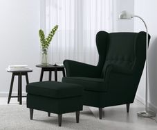 Armchair and footstool