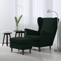 Armchair and footstool