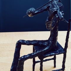 Bronze figurine of Violin/ Fiddle player