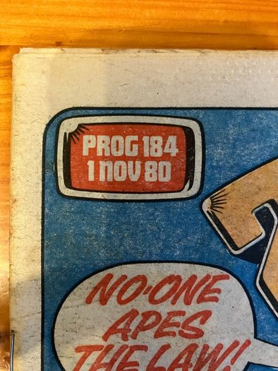 Comic: '2000AD' no. 184 (01/11/1980)
