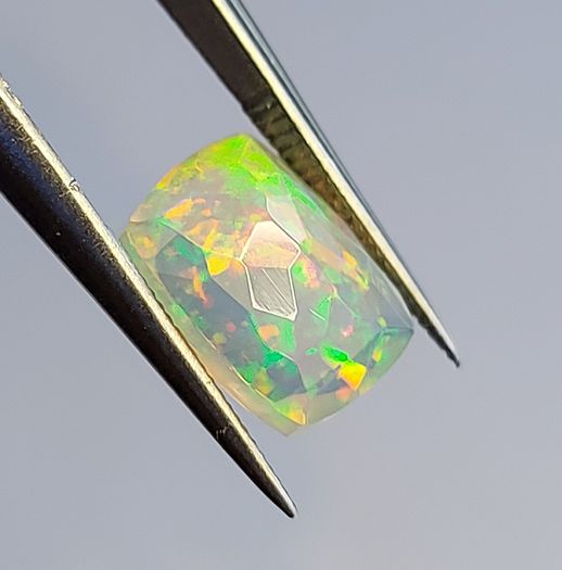 Faceted Ethiopian opal 1.89 ct