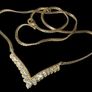 Vintage 18ct Yellow Gold Diamond Necklace Image 10