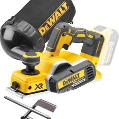DeWalt 18v Brushless 82mm Planer and Dust Bag - New
