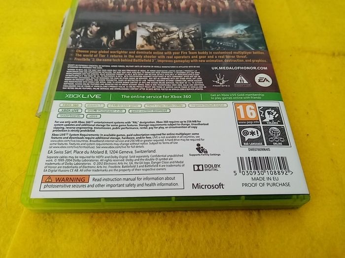 Medal of Honor Warfighter Limited Edition Xbox 360 Games Original
