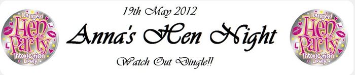 Personalised Hen/Stag plates