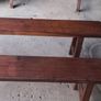 Benches Set of Two Solid Oak Antique Image 7