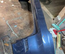 Hyundai Tuscan 2019 rear bumper (damaged)