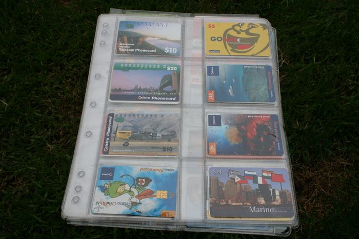 Vintage Call Cards collection of  over 300  international calling cards