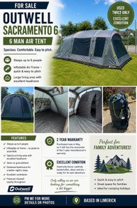 Outwell Sacramento 6 Air Tent