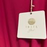 Insta Midi Pink Ruched Long Sleeve Dress UK8 Image 4