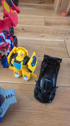 Large Toy Bundle, Transformers rescue bots, JCB Construction Vehicles & Cars