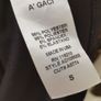 A'gaci Black and Gold Sheer Long Sleeve Dress Image 4