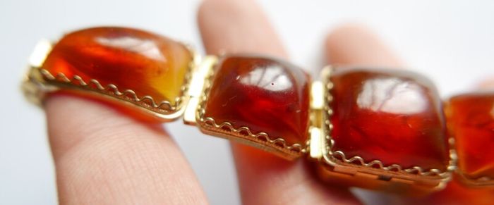 Vintage womens amber cocktail watch. Russian Watch Ladies CHAIKA