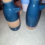 BLUE Oil and Vinegar Dispenser AS NEW. Image 4