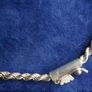 Vintage Sterling Silver 925 Rope Link Bracelet length 8" - 15,9g Image 4