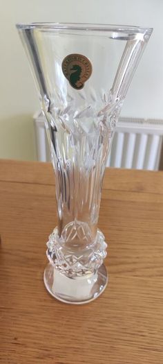 Rare Waterford 9" Bud Vase Artist Signed "Vincent Rellis" - Heavy Piece