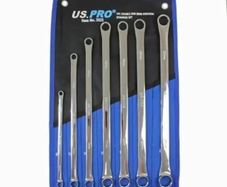 7pc Double End Ring Aviation Spanner Set | Precision Cr-V Steel | NEW