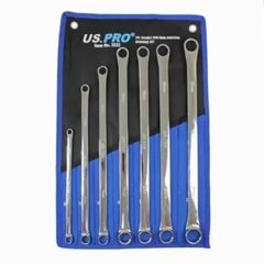 7pc Double End Ring Aviation Spanner Set | Precision Cr-V Steel | NEW