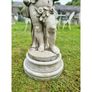 Bird Bath Large Hands Up Cherub GL BB049 Image 3