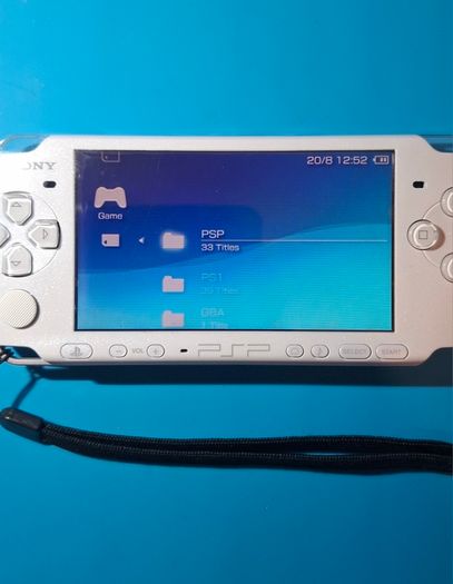 PSP 3000 Series Pearl White (Modded)