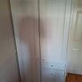 Solid Wood White Wardrobe Image 5