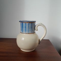 Vintage Pottery Hand Painted Jug