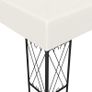 Gazebo 3x3 m Cream Fabric Image 3