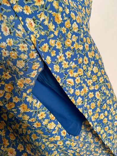 Rowan Avenue Dress size 14 / 16 blue floral mix -  New