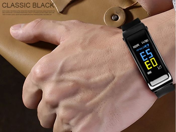 Bluetooth Color Headset Talk Smart band Bracelet heart rate monitor Sports Smart Watch Passometer Fitness Tracker Wristband