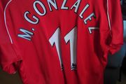 mark gonzalez Liverpool jersey xl