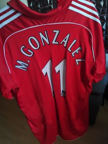 mark gonzalez Liverpool jersey xl