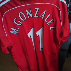 mark gonzalez Liverpool jersey xl