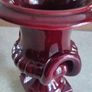 Rare find Vintage Red Wing Pottery urn vase Handcrafted in portugal. Image 8