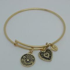 Chrysalis Grandma 14k Gold Plated Expandable Bangle New Without Tags CAN POST