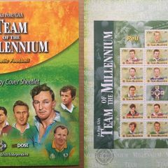 1999 Ireland An Post/ GAA Gaelic Football Team of the Millennium First Day Cover Sheetlet Presentation Pack