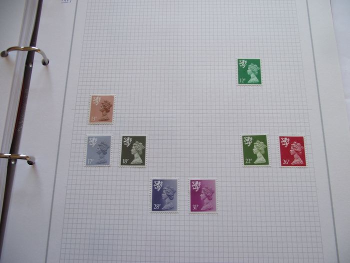A valuable comprehensive collection of Elizabeth II stamps, hinged in the album (1952-2000)