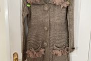 Sophyline Long Cardigan/Coatigan Size  12-14