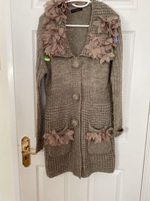Sophyline Long Cardigan/Coatigan Size  12-14